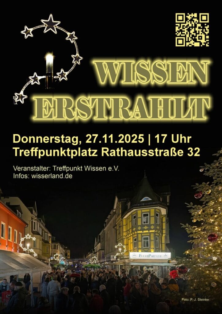2025-Plakat Wissen erstrahlt