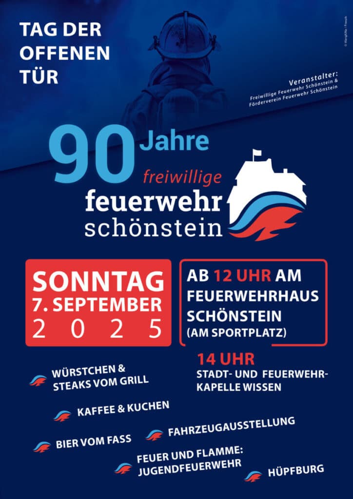 Plakat 90 Jahre FW Schönstein