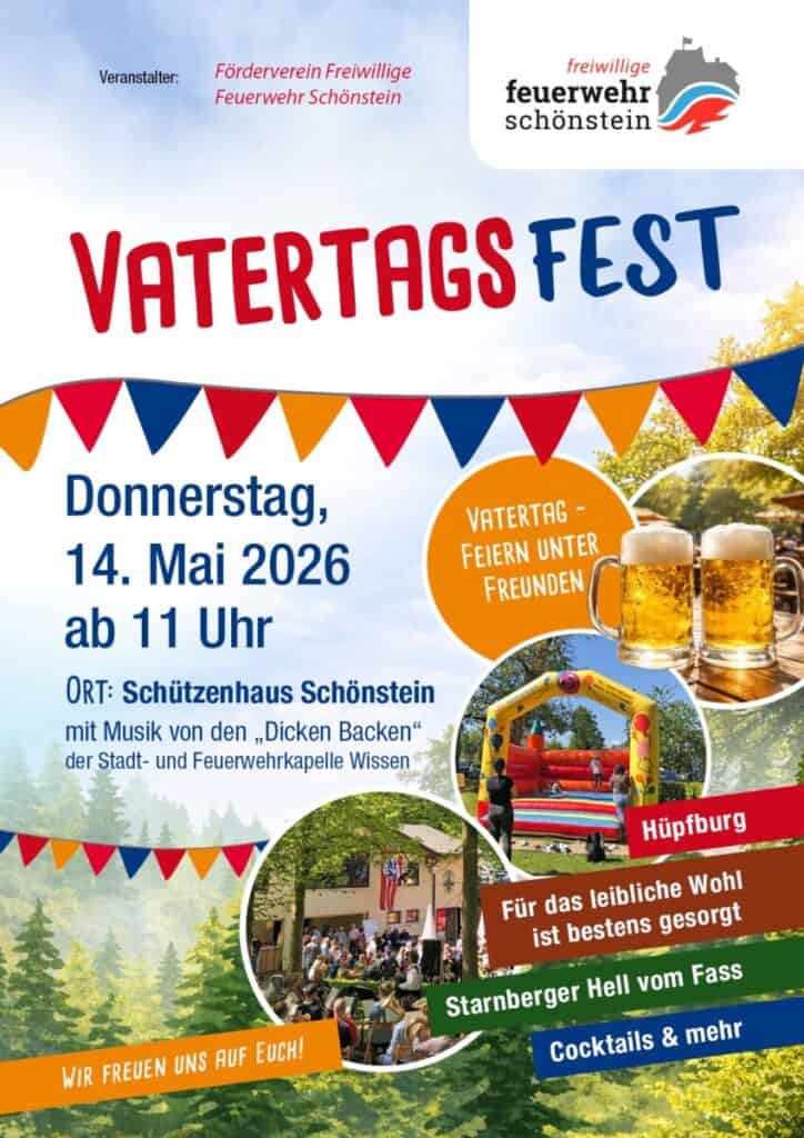 2026-Vatertagsfest Schönstein Plakat