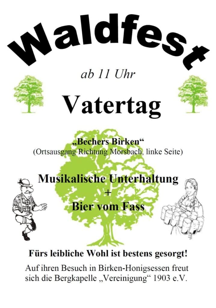 2026-Waldfest Vatertag BiHo Plakat